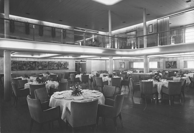 Conte Grande - Sala da pranzo di prima classe