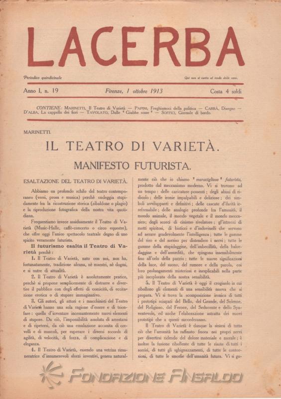 Lacerba, n. 19, 1913