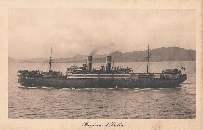 Regina d&#039;Italia (t/n) - in navigazione