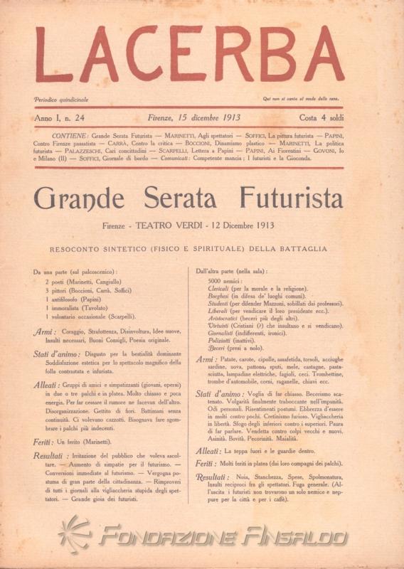 Lacerba, n. 24, 1913