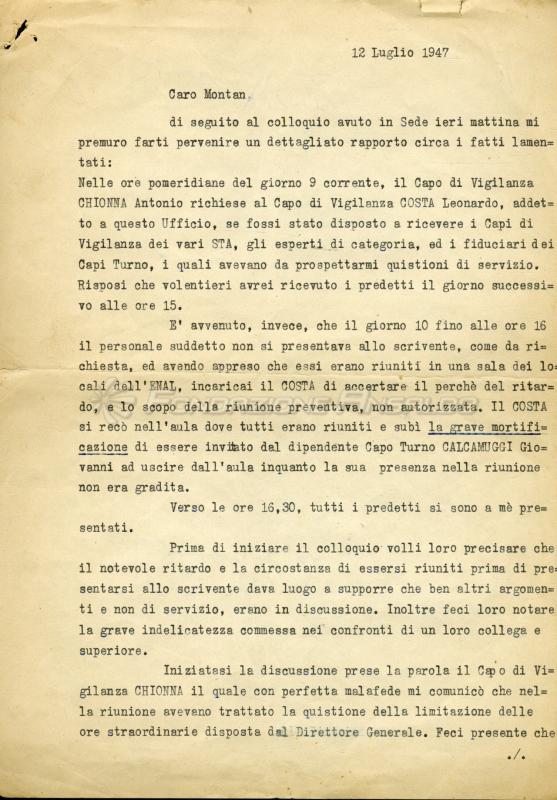 Riunione non autorizzata