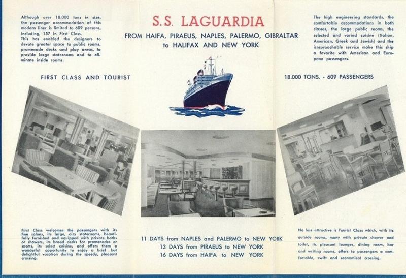 Alcune zone comuni della nave "Laguardia"