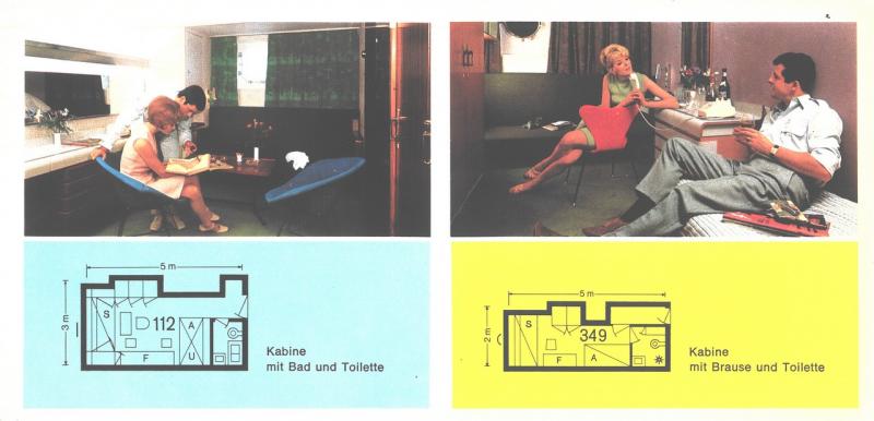 Cabine con bagno o doccia e toilette