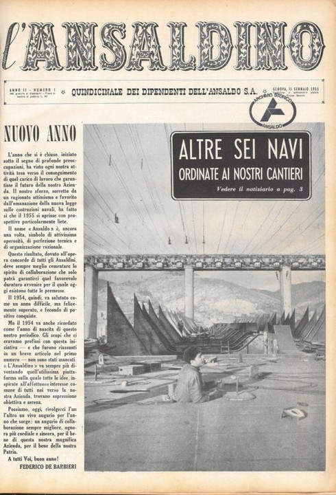 p. 1 (copertina) - operaio al lavoro