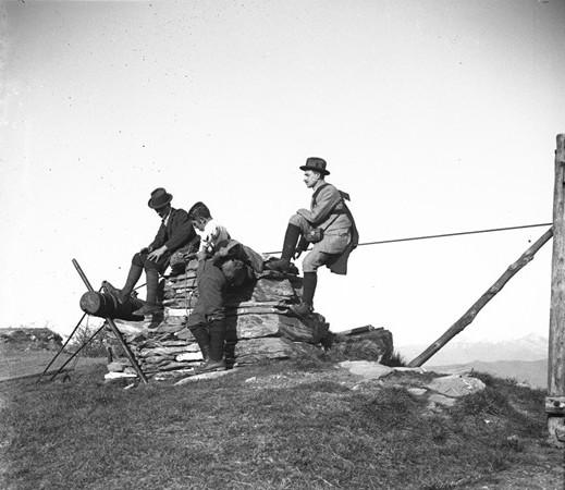 Monte Becco. In vetta (taglio)