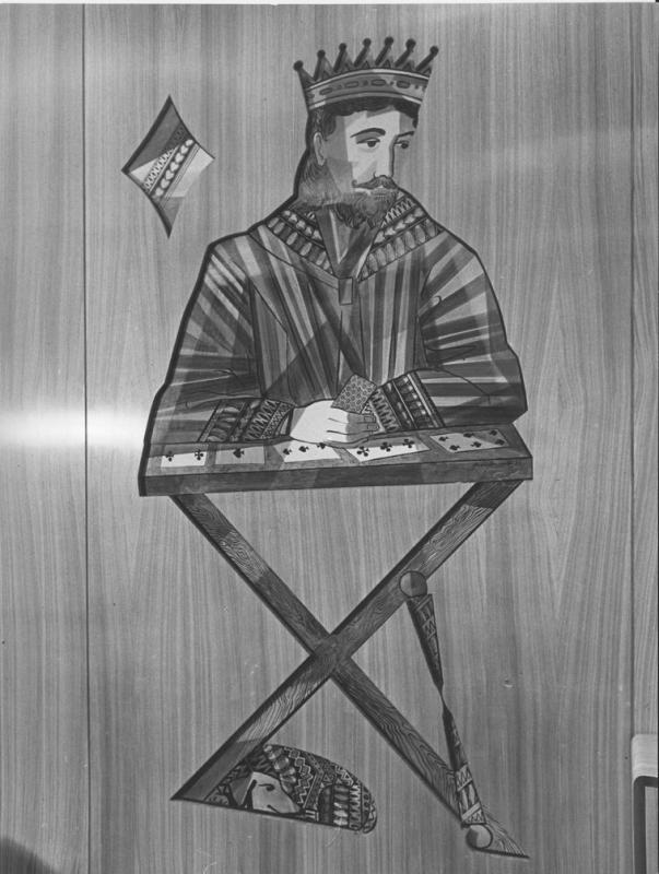 Giulio Cesare - Particolare pannello decorativo sala da gioco