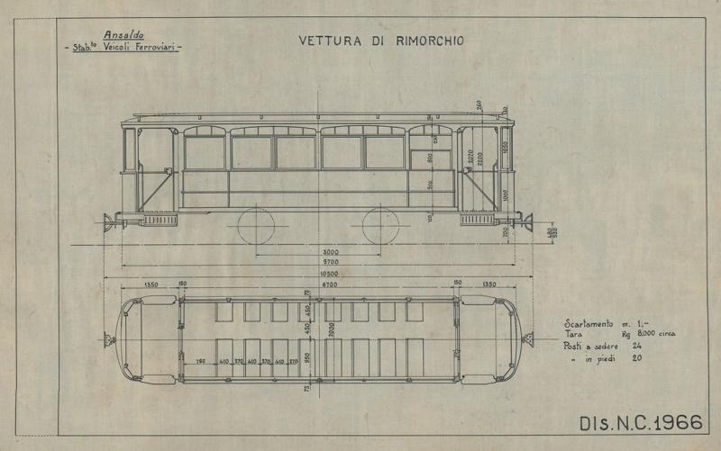 Vettura di rimorchio