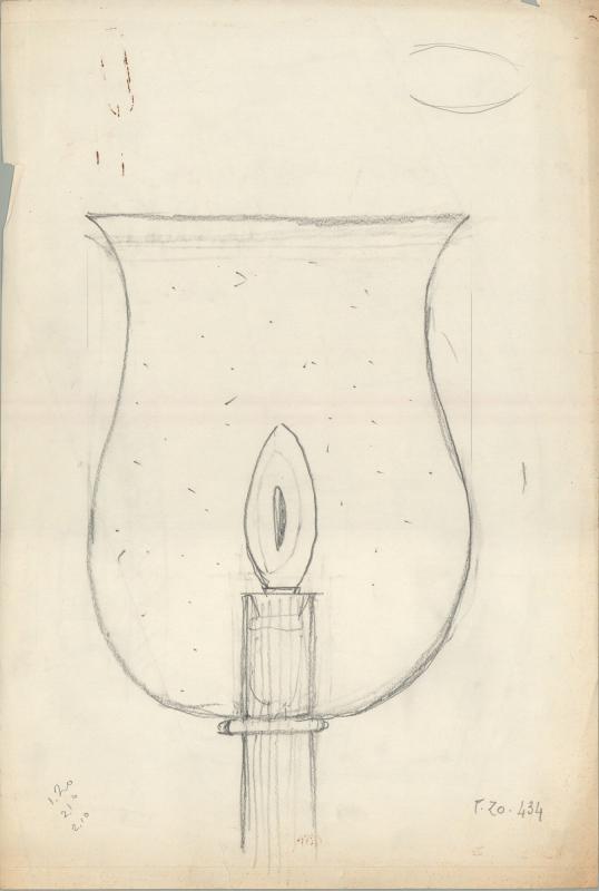 Bozzetto di una lampada