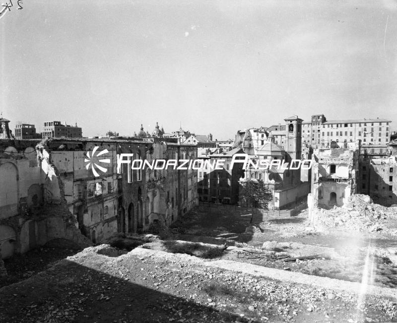 Genova - Piccapietra - demolizione ospedale Pammatone e San Camillo