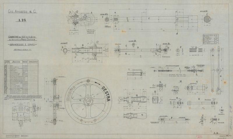 Cannone da 102/35 SAV - brandeggio e sparo