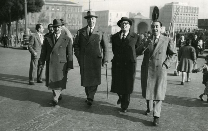 Giovanni Ansaldo, Egidio Stagno, Carlo Nazzaro e Franco Falvo