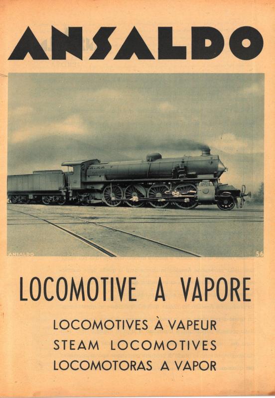 Ansaldo - Locomotive a vapore