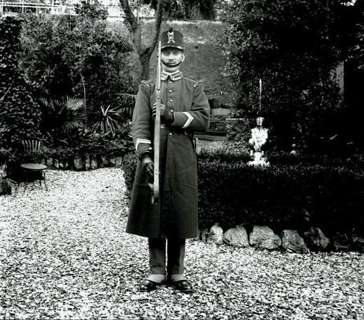 Ludovico Maria Chierici in divisa militare (taglio)