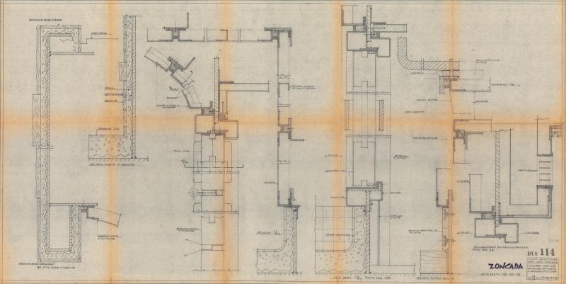 Oceanic - Ponte del lido - Dettagli delle porte e rivestimento delle quinte e dei soffitti