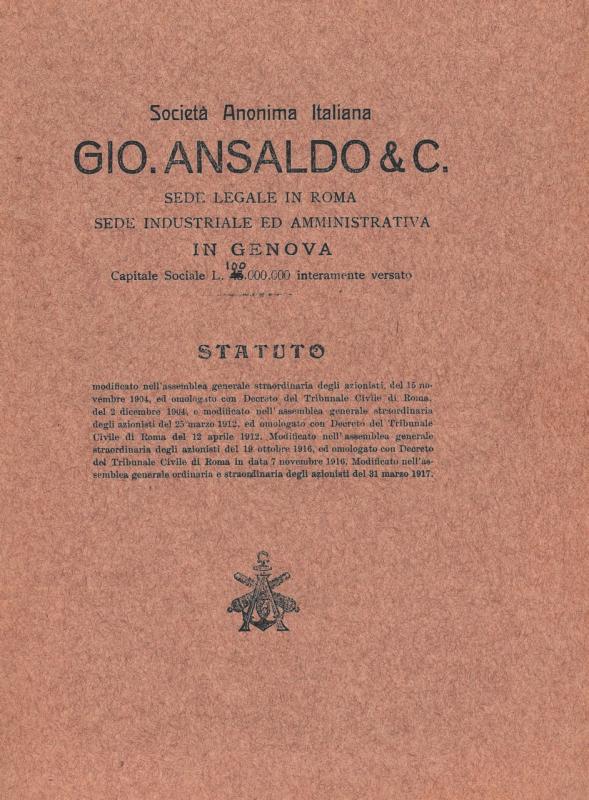 Copertina Statuto