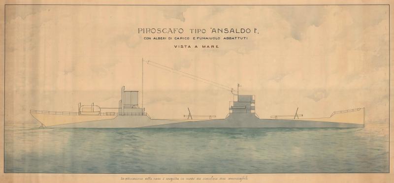 Piroscafo tipo Ansaldo camuffato