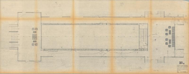 Oceanic - Main deck - Foyers di classe turistica (ord. 50-58 e ord. 94-106) - Pianta