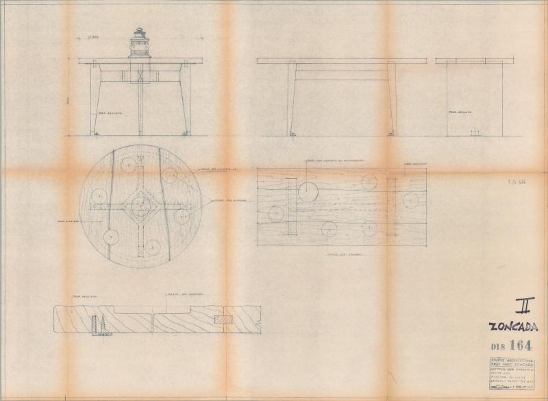 Eugenio Costa - Ponte del lido - Piscina di prima classe - Tavoli per box - Dettagli