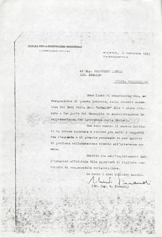 Congratulazioni per nomina a consigliere