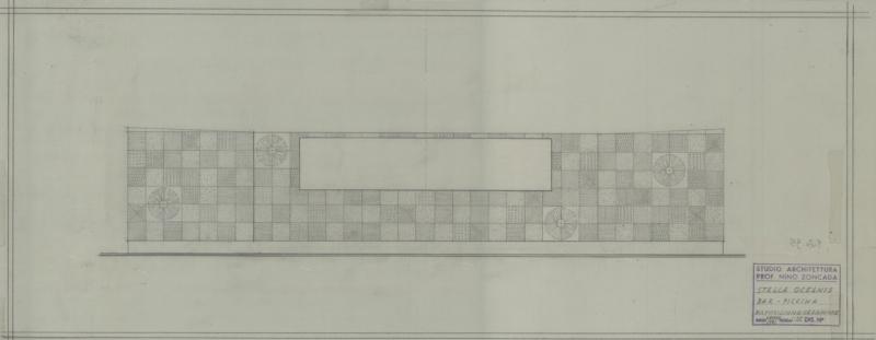 Stella Oceanis - Bar della piscina - Disposizione ceramiche