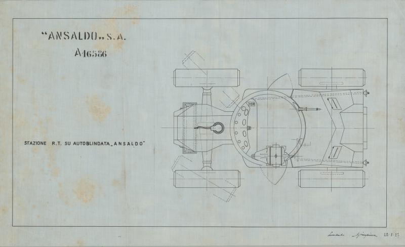 Stazione R.T. su autoblindata