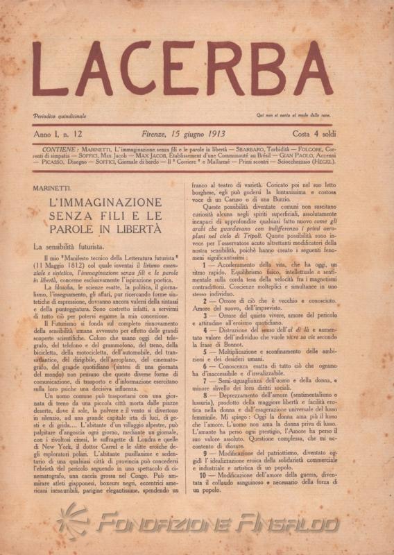 Lacerba, n. 12, 1913