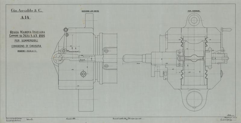 Cannone da 76/45 - congegno di chiusura