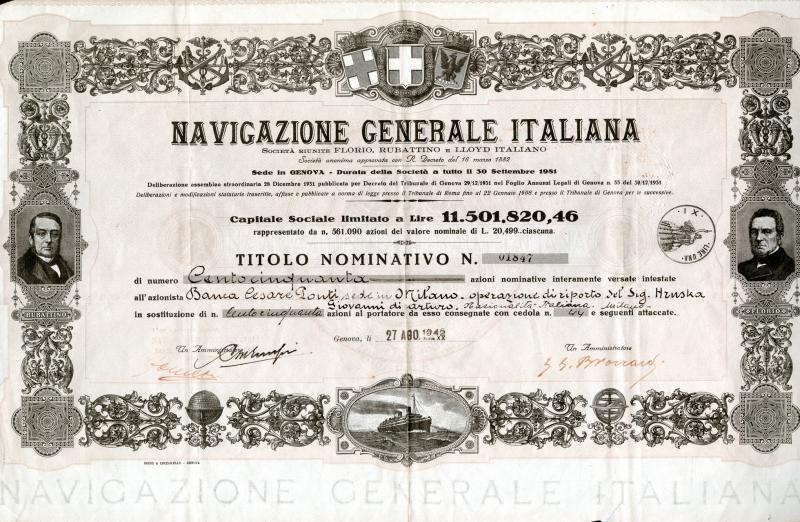 Navigazione Generale Italiana - NGI (1881 - 1932)