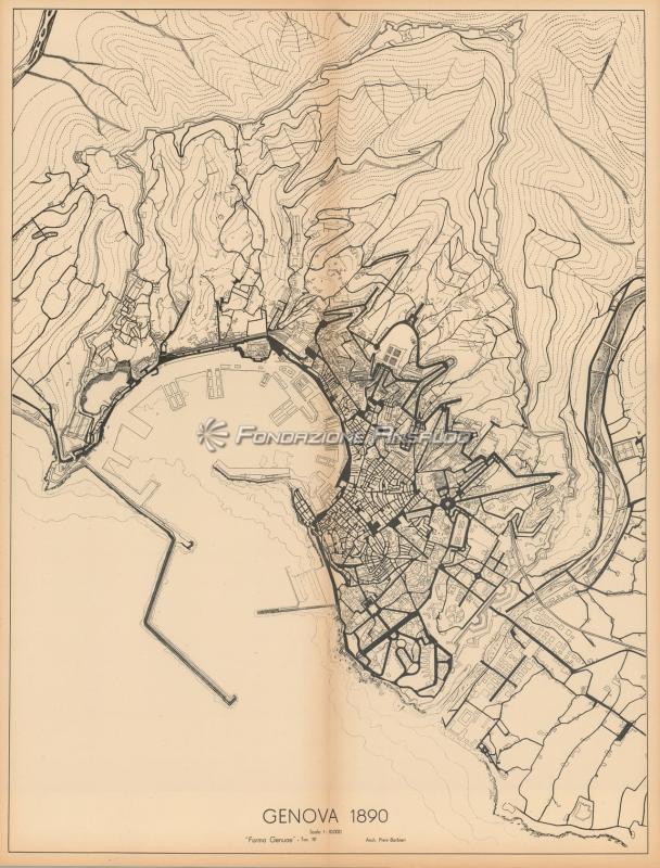 Genova 1890 - schema viario - tavola 19