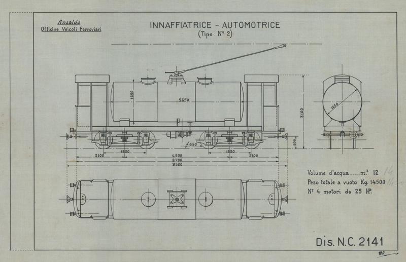 Innaffiatrice automotrice