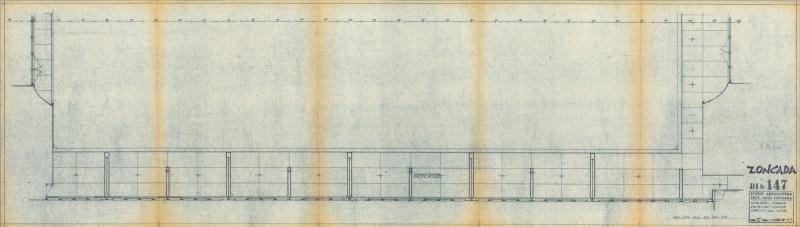 Oceanic -Ponte del lido - Piscine - Soffitto della gallerie laterale