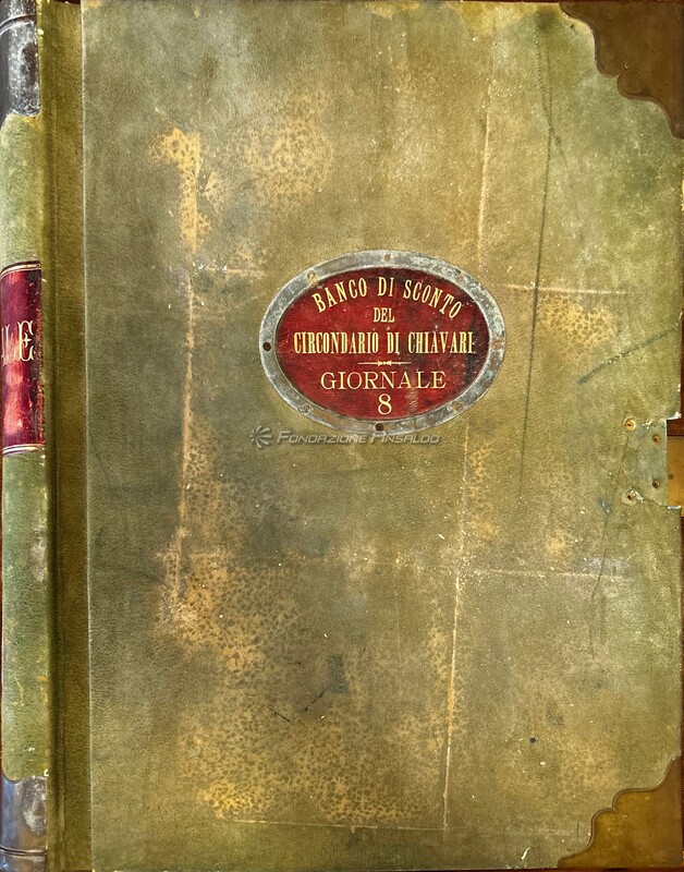 Banco di Sconto del Circondario di Chiavari - Libro giornale