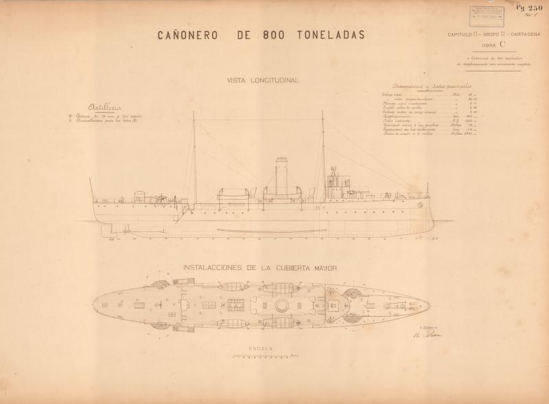 Progetto 250 - tav. 1