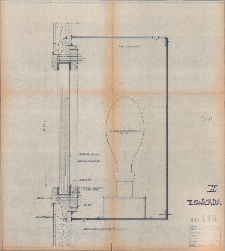 Eugenio Costa - Piscine - Lampada subacquea e lampada a vapori di mercurio
