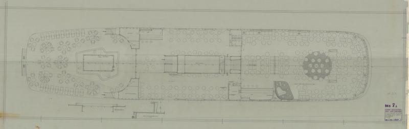 Stella Maris II - Sun deck - Athean hall - Aegean belvedere - Pianta