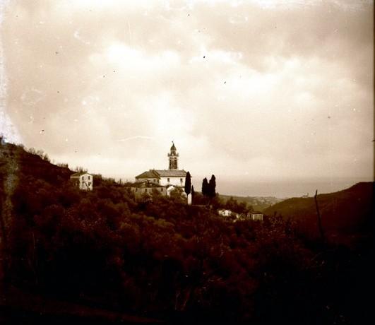 Gita a San Rufino di Leivi.  La chiesa (taglio)