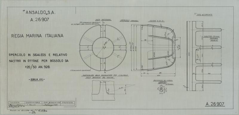 Opercolo per bossolo da 120/50