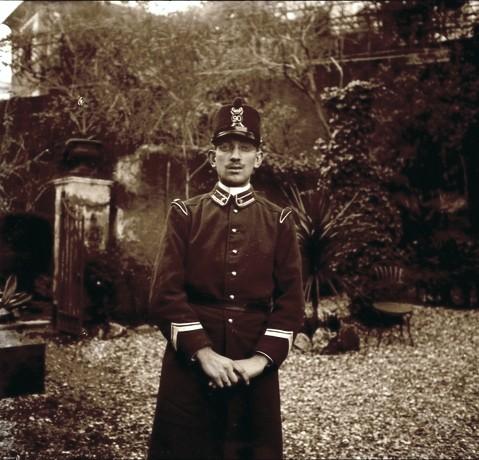 Ludovico Maria Chierici in divisa militare (taglio)