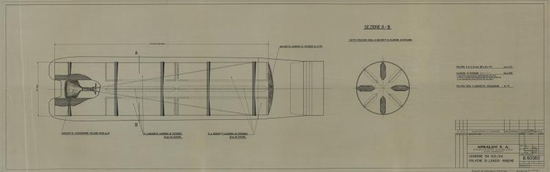 Polvere di lancio per cannone da 120/34