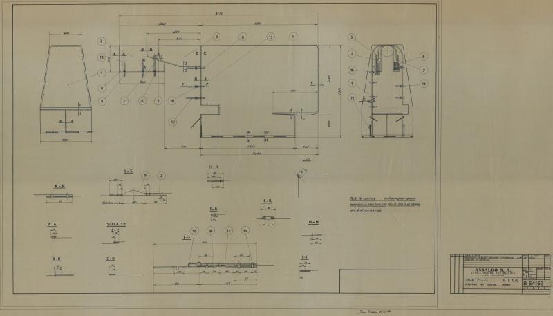 Autocannone da 90/53 - insieme del copertone del  cannone