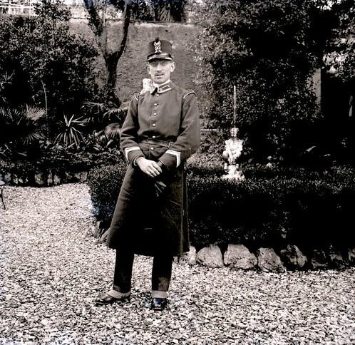 Ludovico Maria Chierici in divisa militare (taglio)