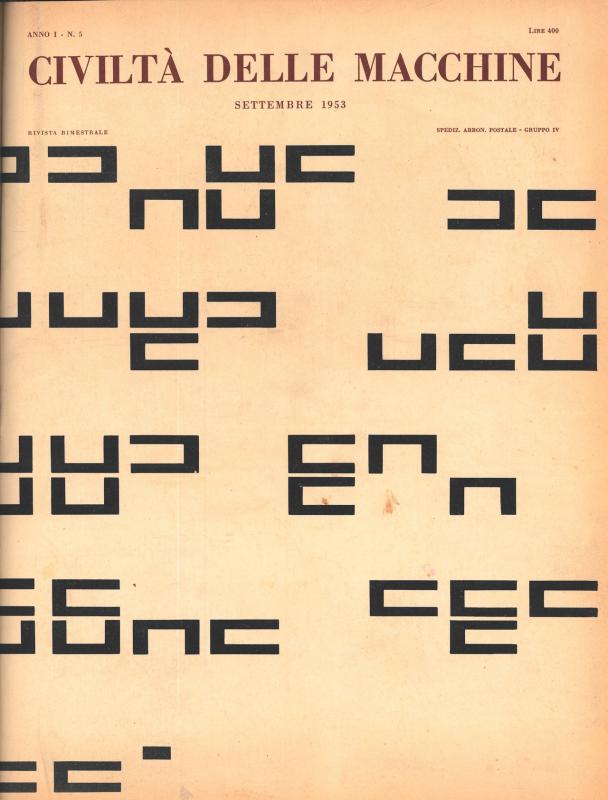 Civiltà delle Macchine, n. 5, 1953