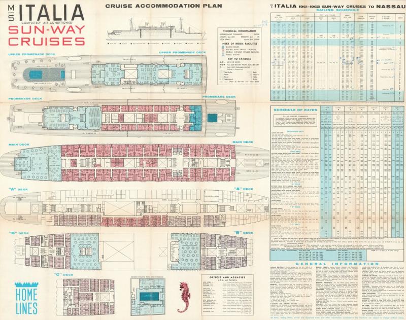 Cruise accomodation plan