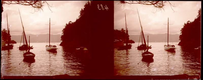 Portofino. Paranze contro luce (originale)