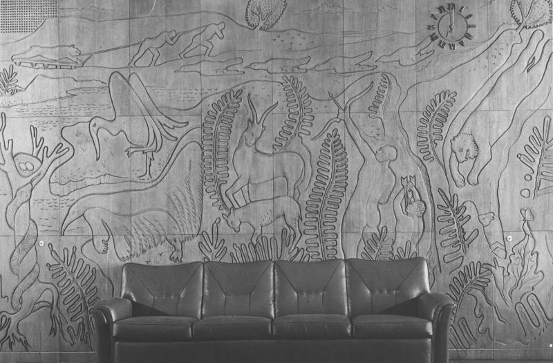 Italia - Decorazione del muro della sala di soggiorno di prima classe