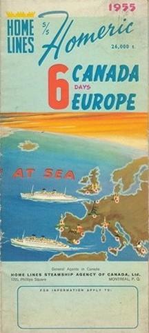 Copertina - Homeric (s/s) - Ship of 1955