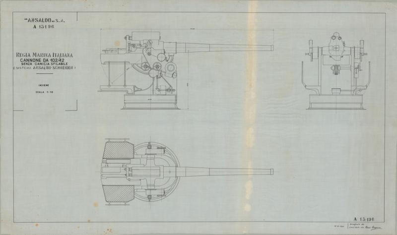 Cannone da 102/42 - senza camicia sfilabile