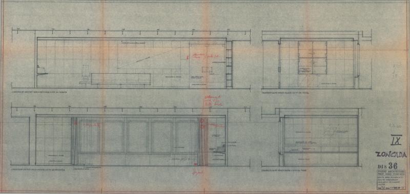 Eugenio Costa - Ponte del soggiorno e sala di lettura di prima classe - Viste