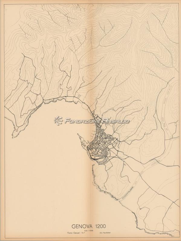 Genova Romanica - schema viario - tavola 7