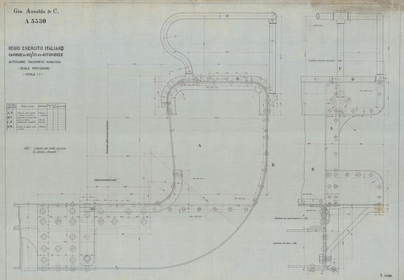 Cannone da 102/35 su automobile - Sedile posteriore